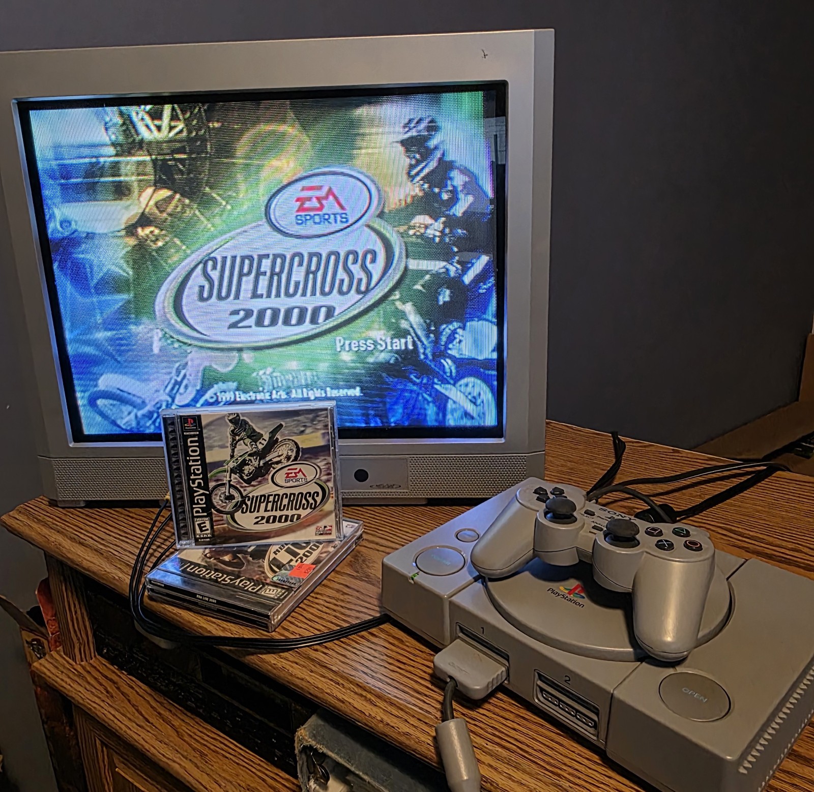 Sony PlayStation 1 (SCPH-9001) Video Game Console Bundle – Tested, Working