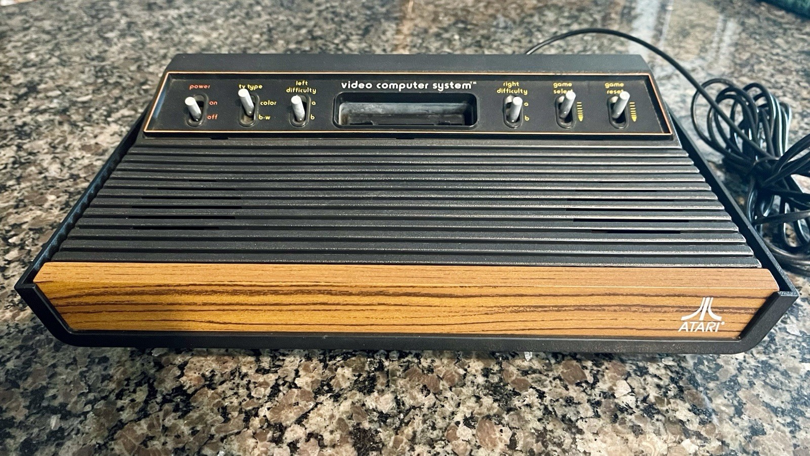 vintage Atari cx2600 video game Console, Controller, Accessories & 15 games lot