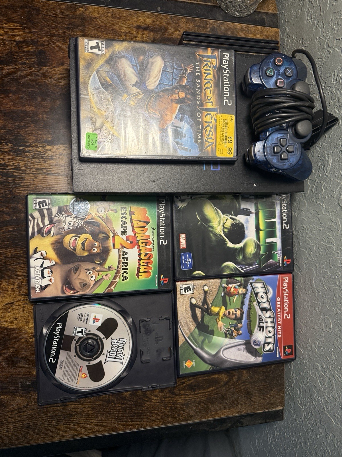 Sony PlayStation 2 Black Console Gaming System SCPH-50001/N