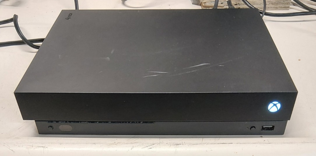 Xbox One X Model 1787 1TB Console Only – Tested For Power Only/Parts or Repair