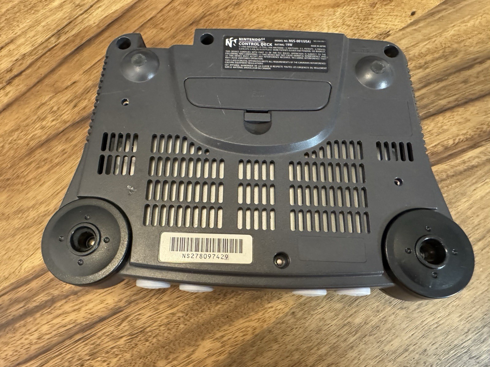 Nintendo 64 N64 Replacement Console-W/ Jumper Pack & Door No Game-NUS-001 Tested