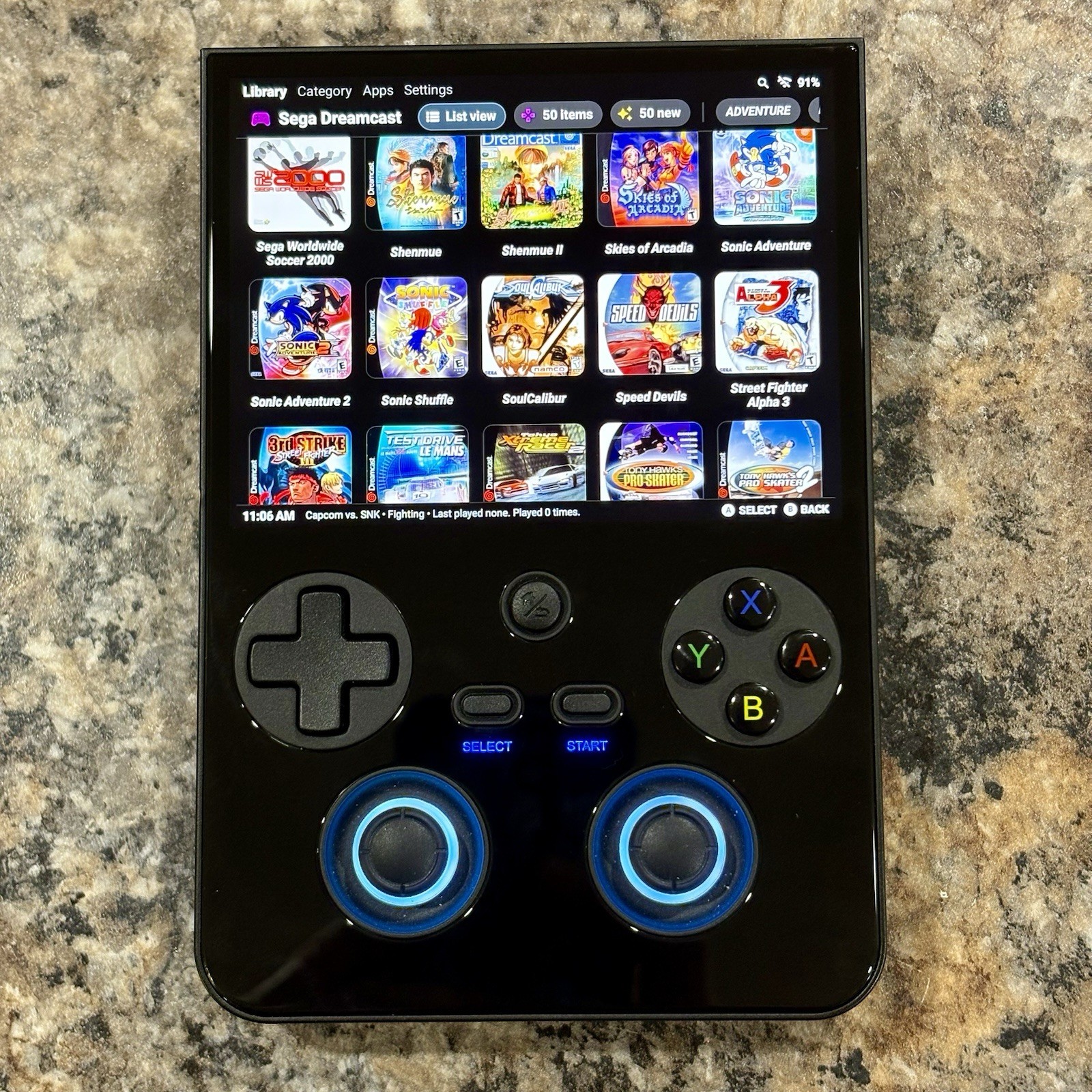 Anbernic RG477V, Custom Retro Handheld, 128GB + 256GB Card, Loaded Ready To Play