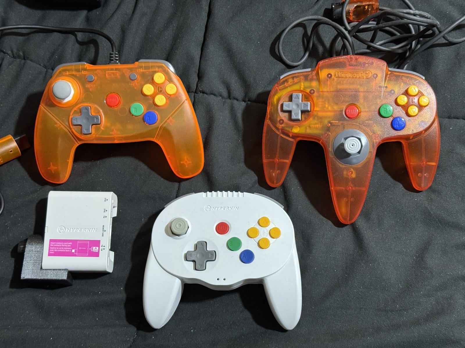 Funtastic Fire Orange N64 Tim Worthington RGB HD Retrovision Premium Bundle