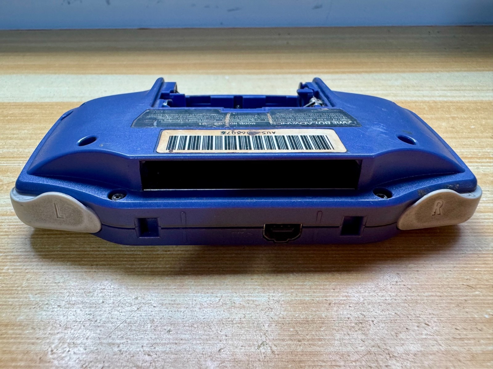 Nintendo Gameboy Advance AGB001 Cobalt Indigo Blue Handheld System Console GBA