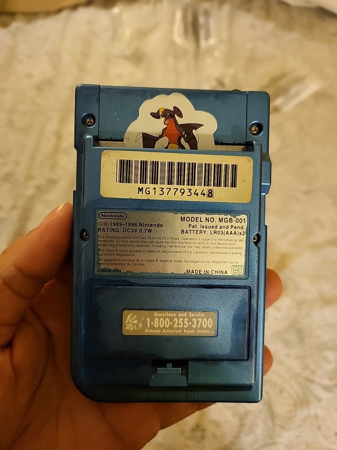 Nintendo Game Boy Pocket – Blue