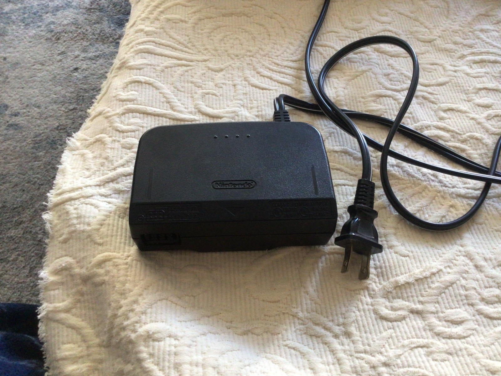Nintendo 64 Console with wires-two first part controllers-one third party