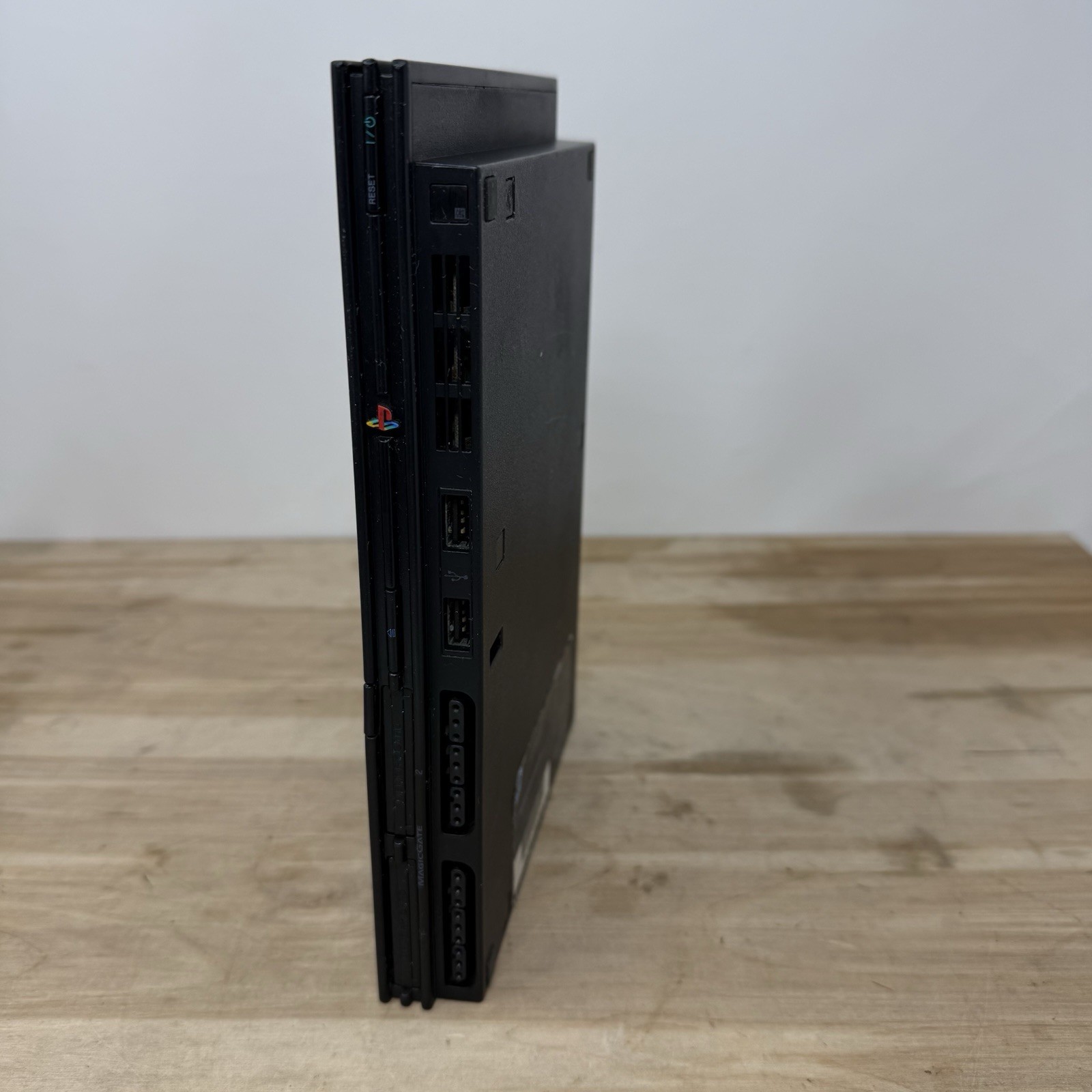 PS2 Slim SCPH-77001 Console W/ Power + AV Cables & Controller Tested Working