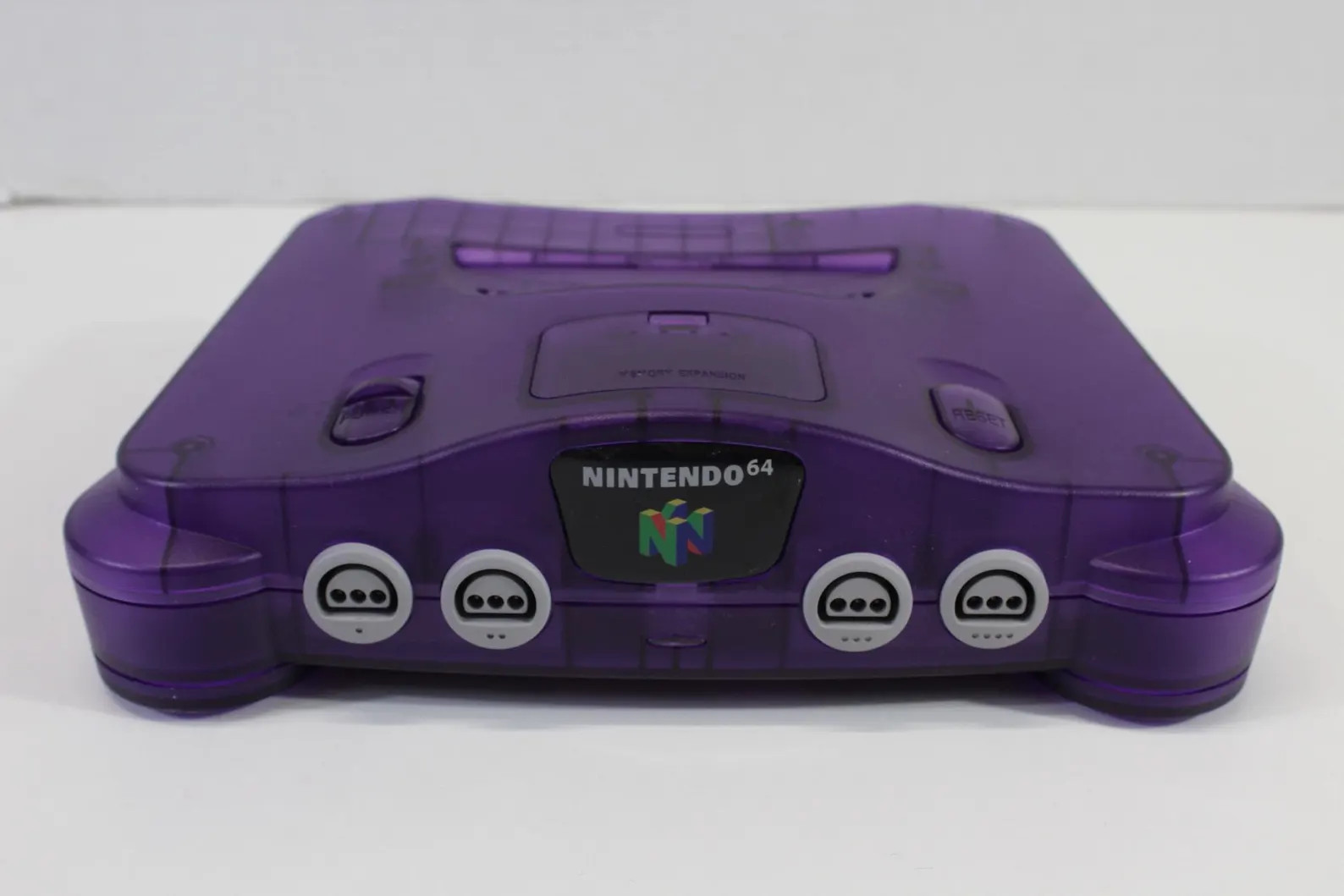Nintendo 64 Clear Purple Console N64 Controller AC S-Video to HDMI Adapter Cable