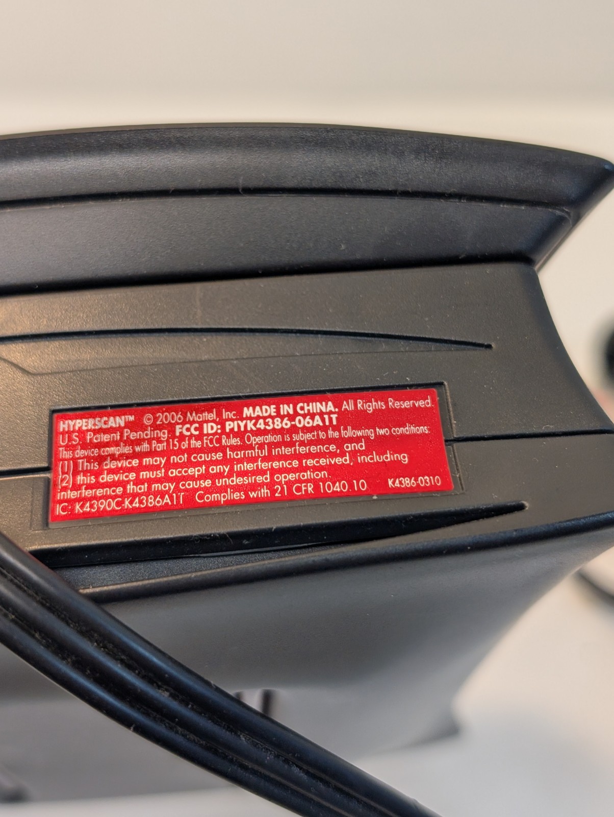 Mattel HyperScan Console & Disc Only – Works – No AC Adapter or Controller 2006