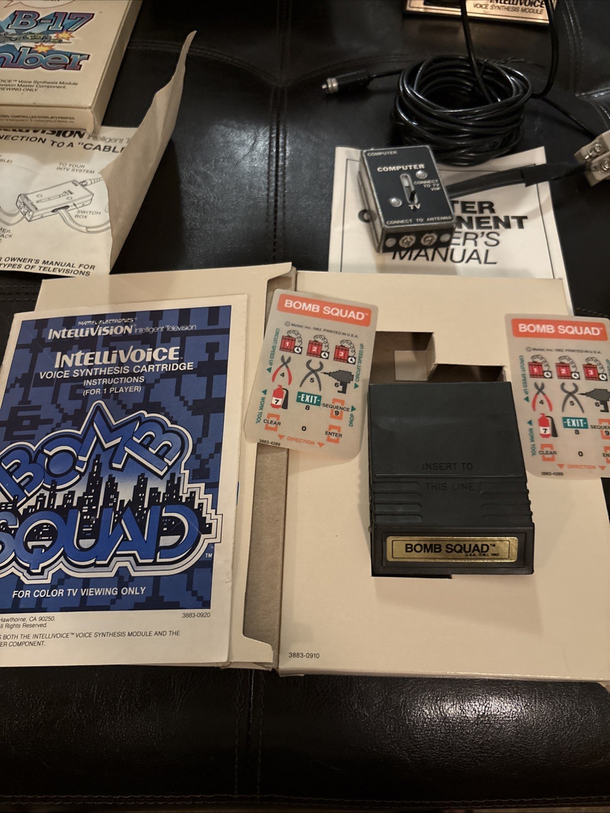 Intv system III #3504 w/Intellivoice voice synthesis module +3 Games – Tested!