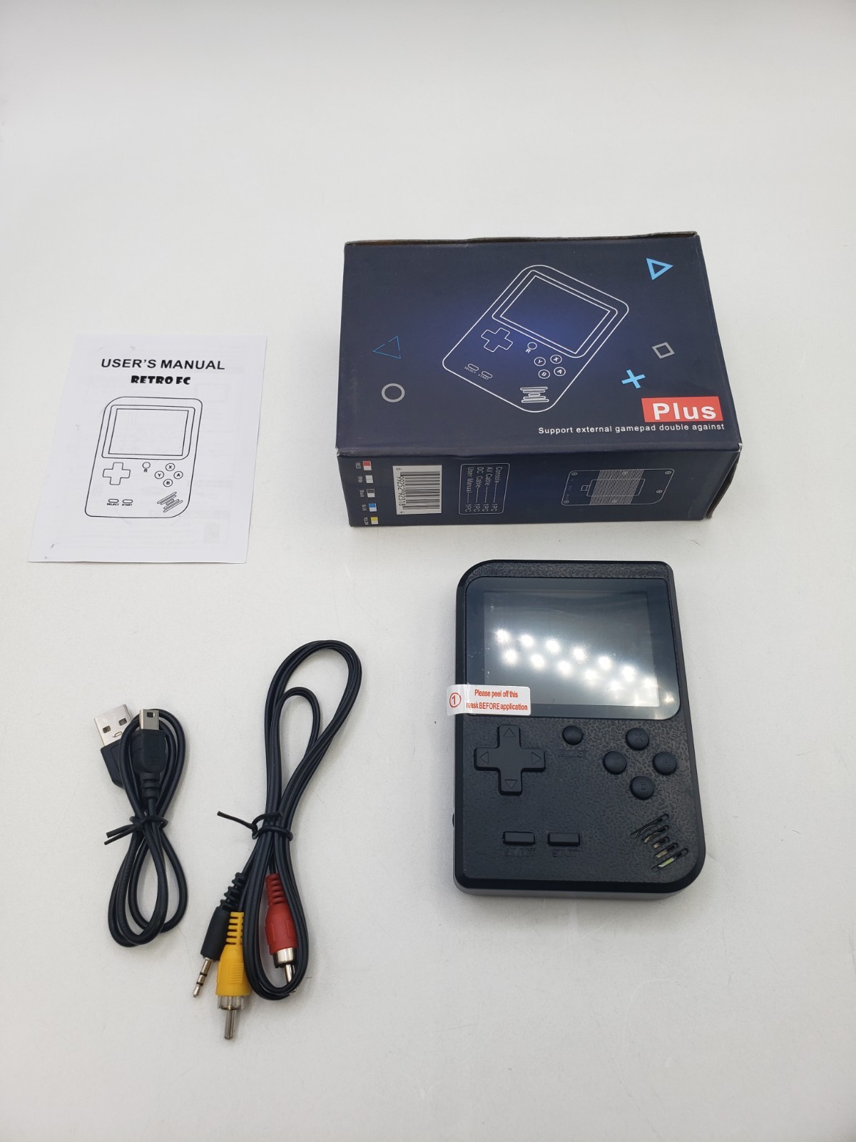 Game Box Plus digital game system, rechargeable battery