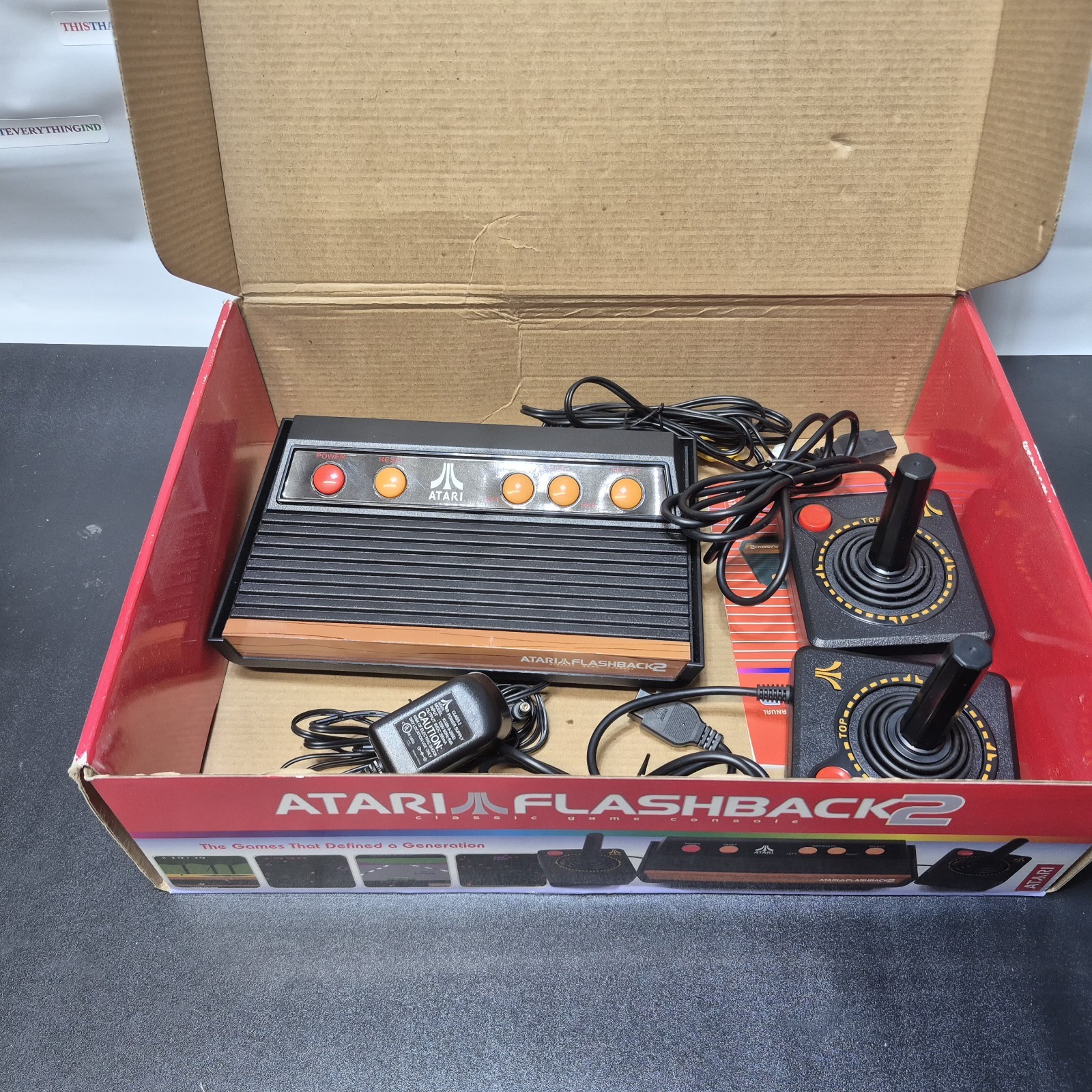 Atari Flashback 2 Console System Complete in Box Tested Working
