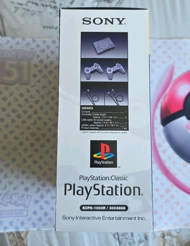 Official Sony PlayStation Classic Mini -With 20 Games Pre-Installed -SHIPS TODAY