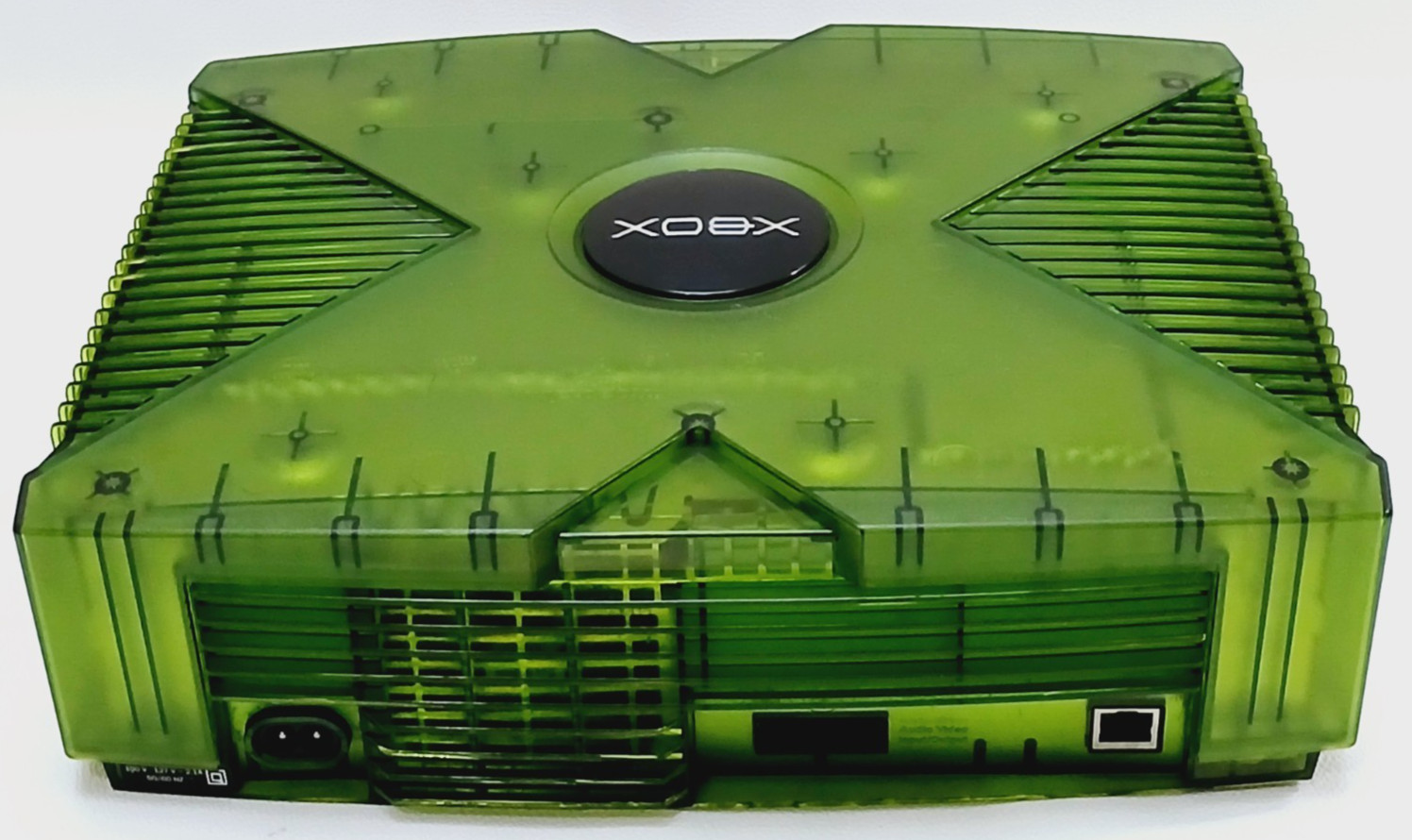 Microsoft Original Xbox Halo Special Edition Console Green – For Parts
