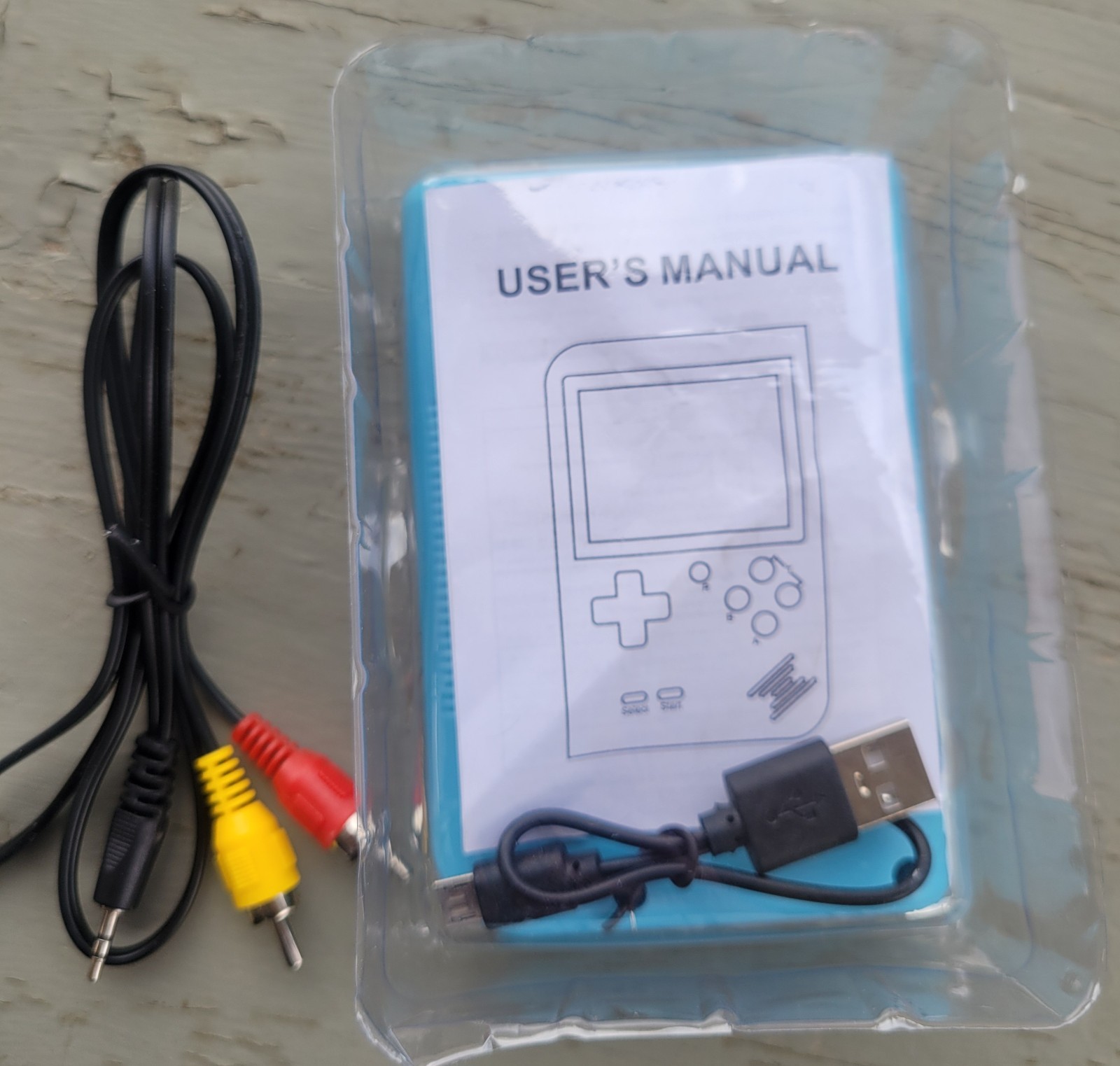 Game Box Plus Digital Game System with Rechargeable Battery and AC Adapter