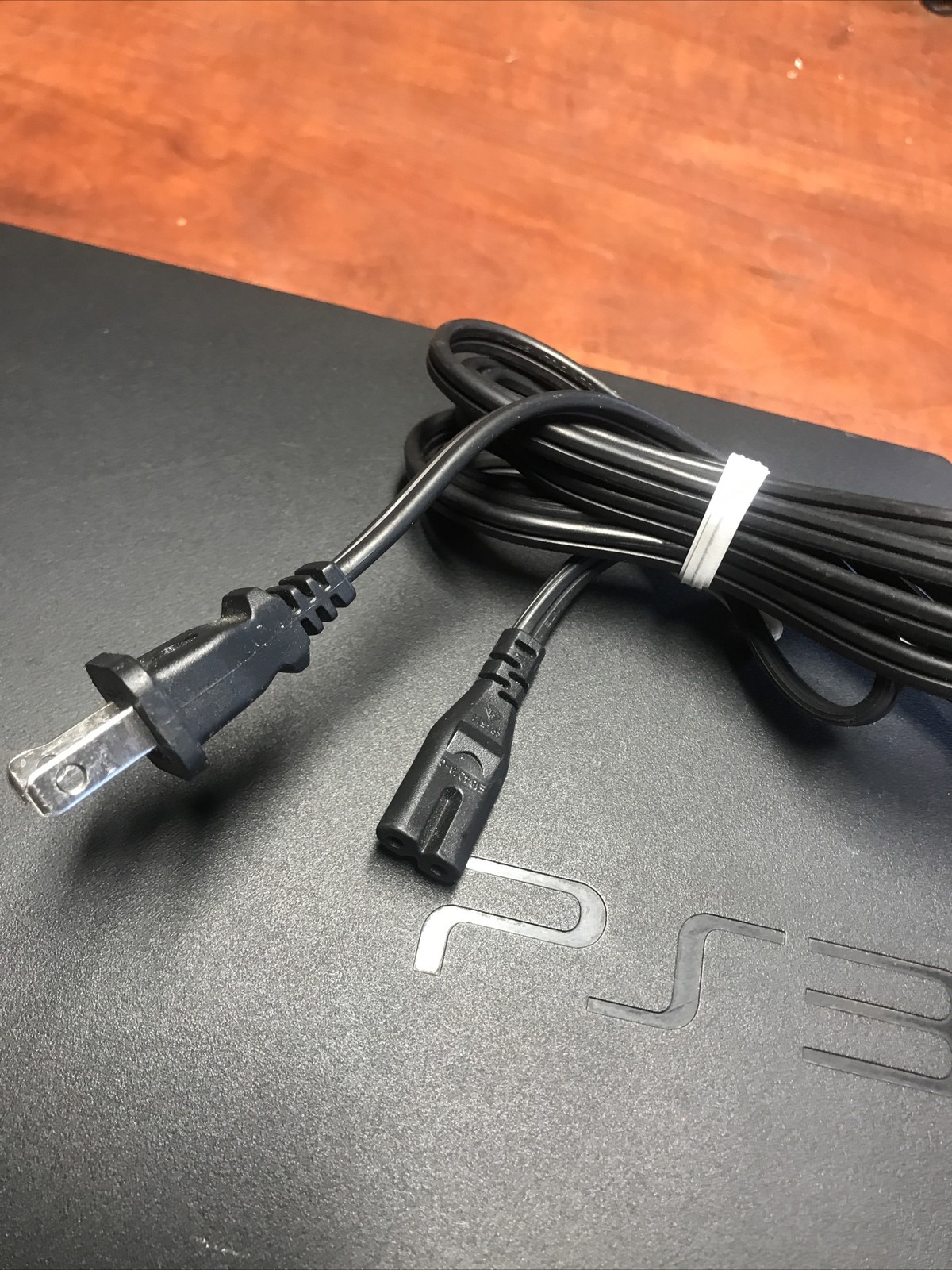 Used Sony PlayStation 3 Slim 320GB Black Console CECH-3001B Cable HDMI Tested