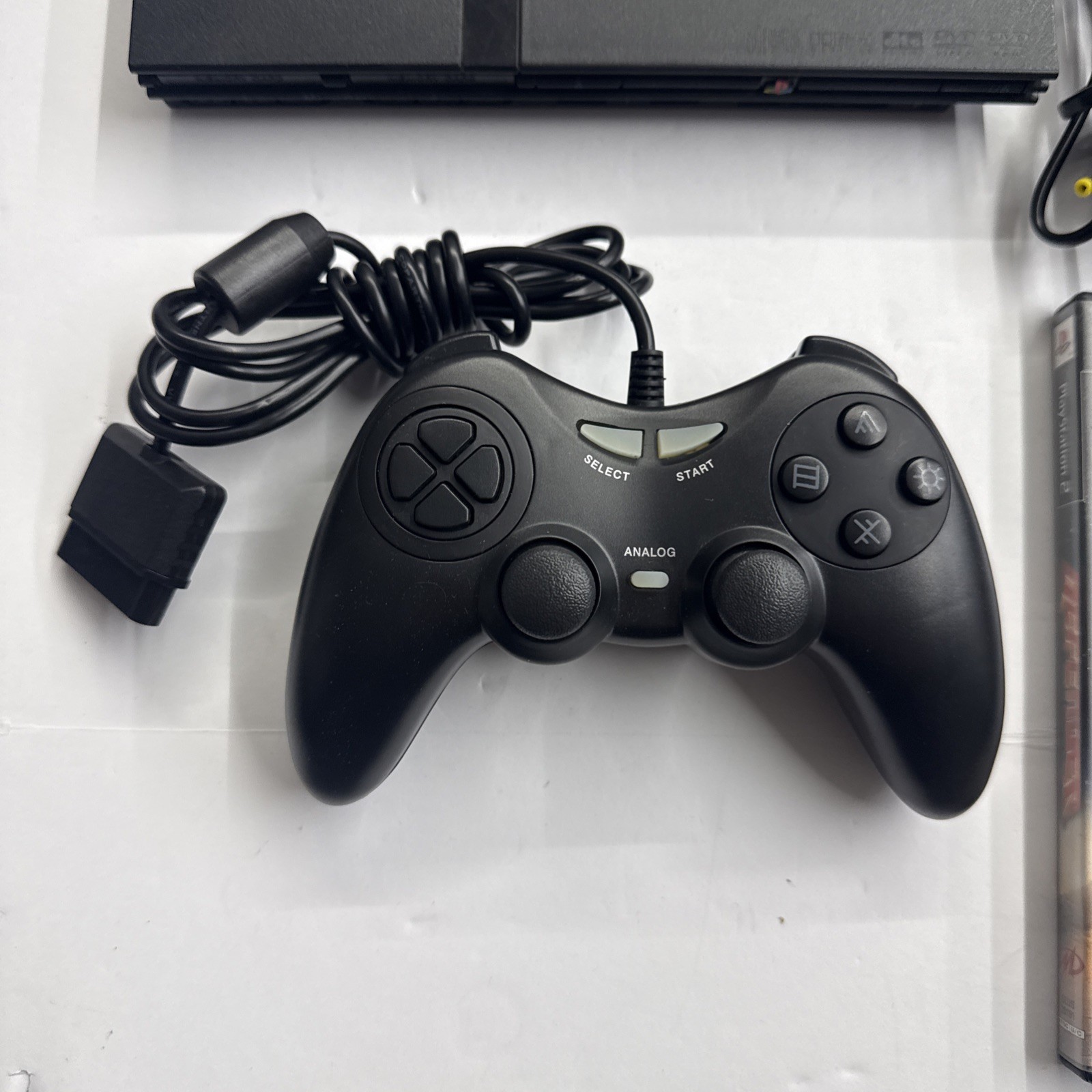 Ps2 – Sony PlayStation 2 Slim Console – Black W/ Game & Controller Tested #2944