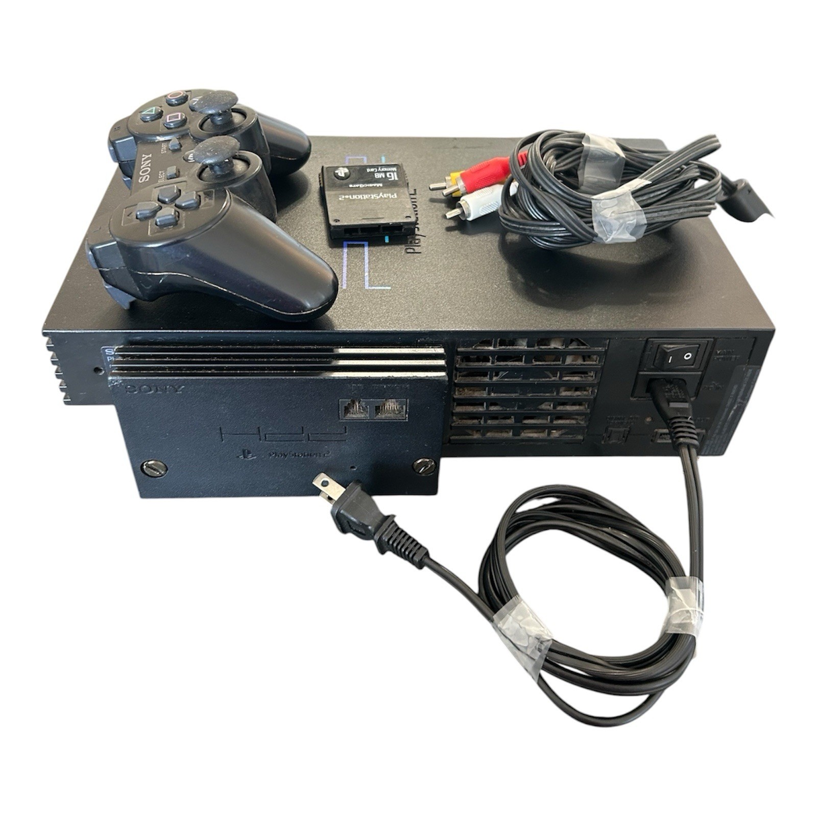 Tested Sony PS2 Playstation 2 Fat Console w/ Cords SCPH-39001