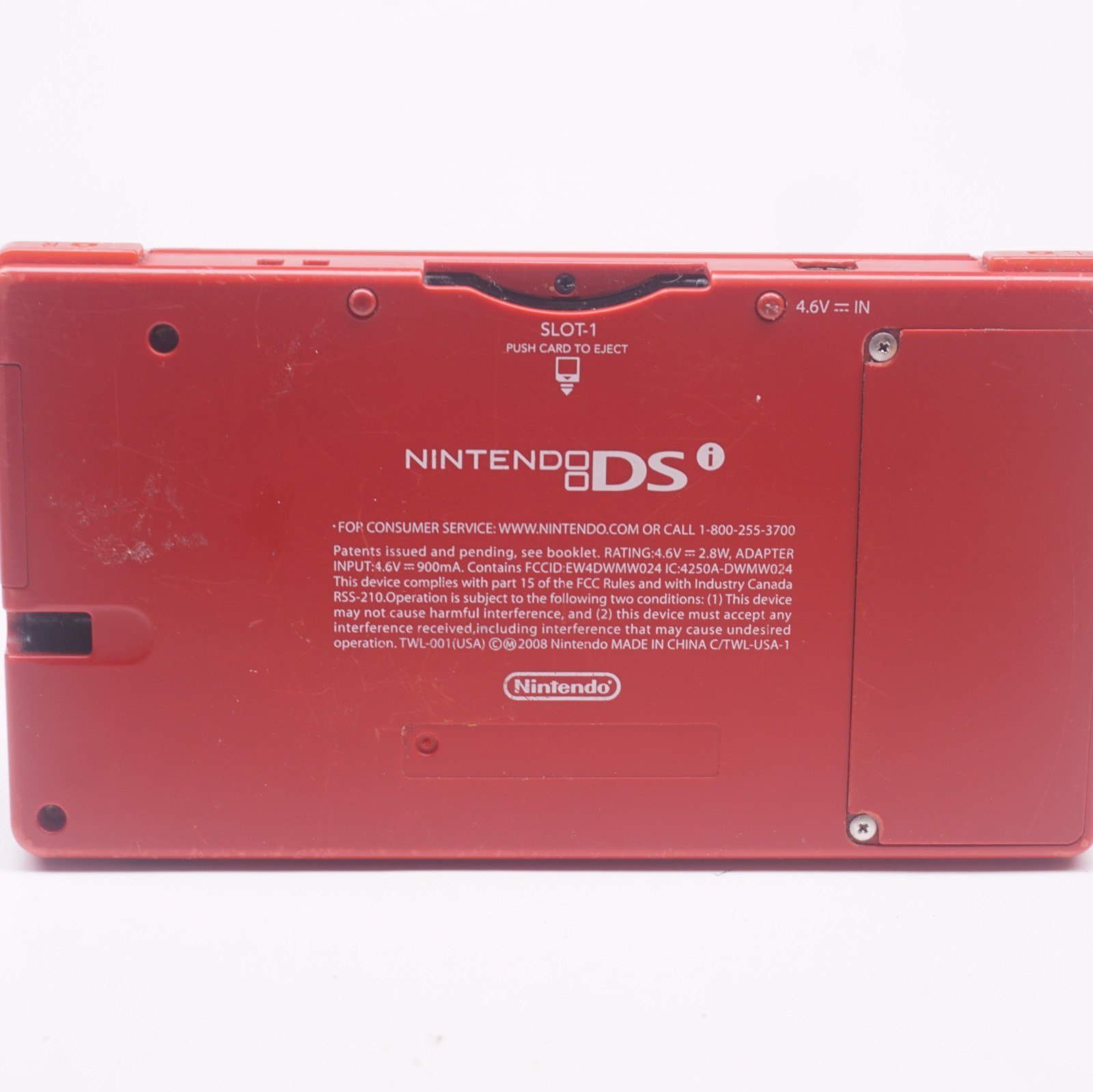 Nintendo DSi Red Console Only Tested US Model English Works Handheld System Used