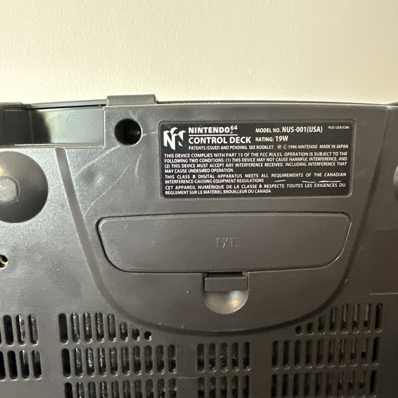 Nintendo 64 N64 Console Only NUS-001 USA Tested