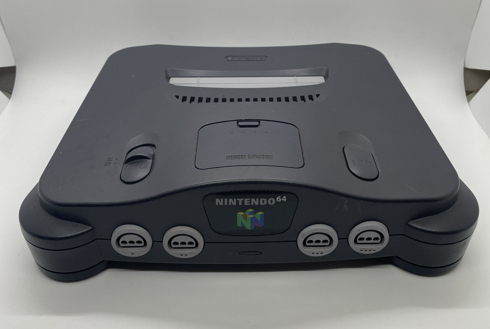 Nintendo 64 N64 Video Game Console NUS-001 Gray W OEM Red Controller & Cables