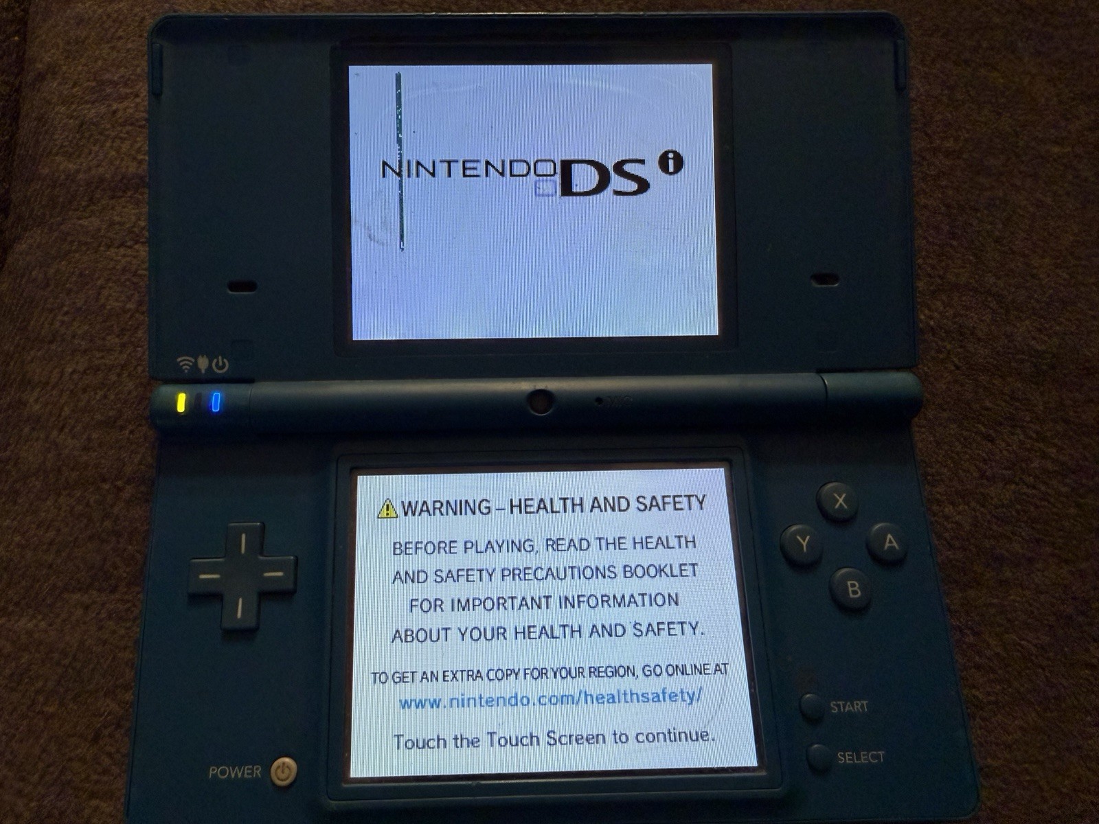 Nintendo DSi Game System – Matte Blue For Repair