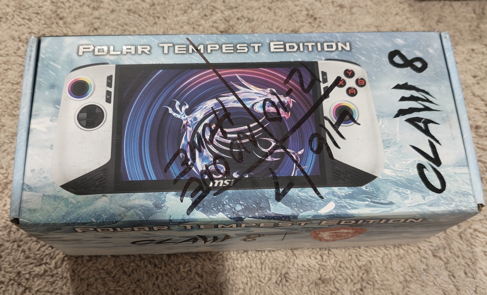 MSI CLAW 8 AI+ A2VM POLAR TEMPEST EDITION-084US Gaming Handheld U7 32GB 1TB