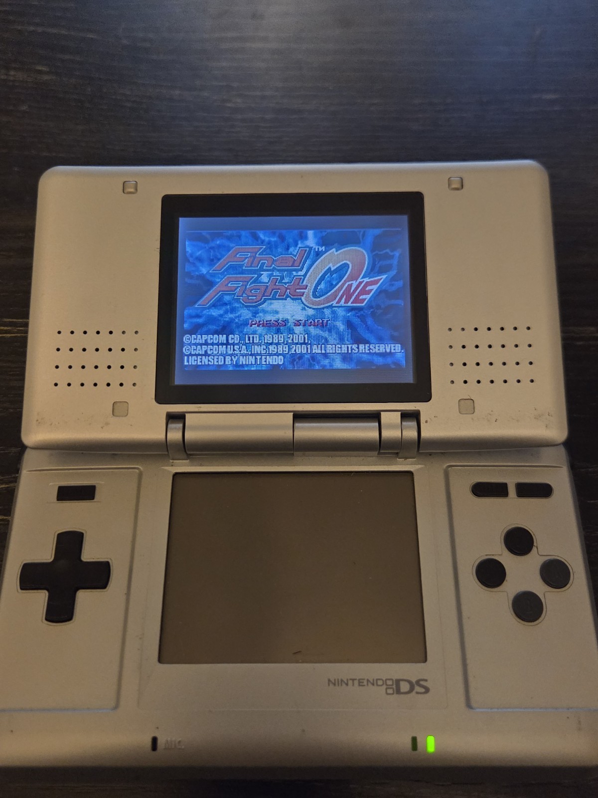 Nintendo DS NTR-001 Titanium Silver Original, Tested & Woking W/ Games CIB