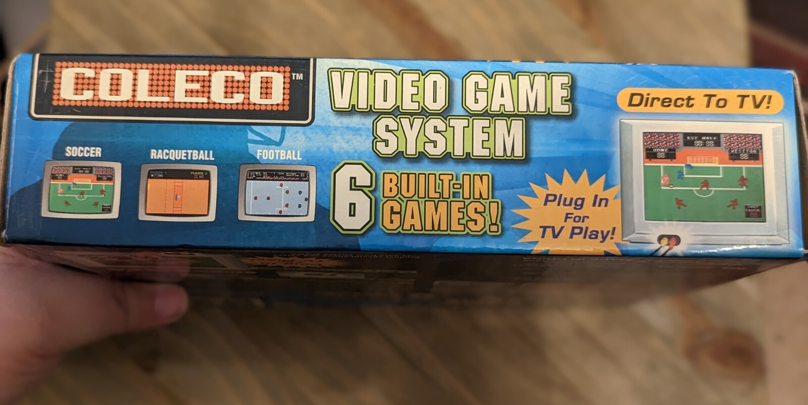 NEW Coleco Video Game System Plug N Play 6 Built In Games NOS #60400