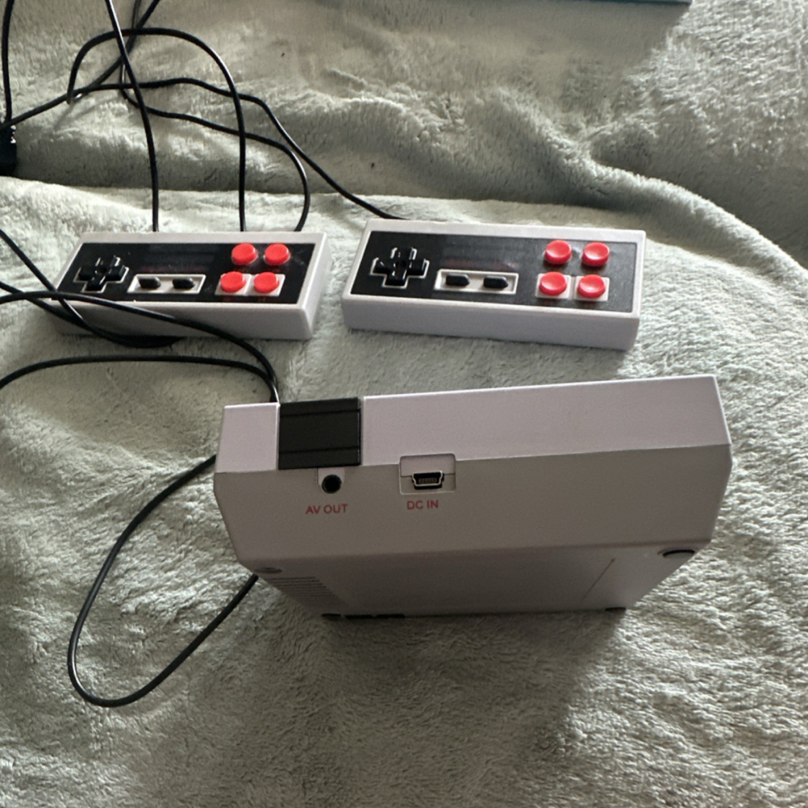 ENTERTAINMENT SYSTEM Home Console, 2 Controllers, Composite RCA, Gray/Black