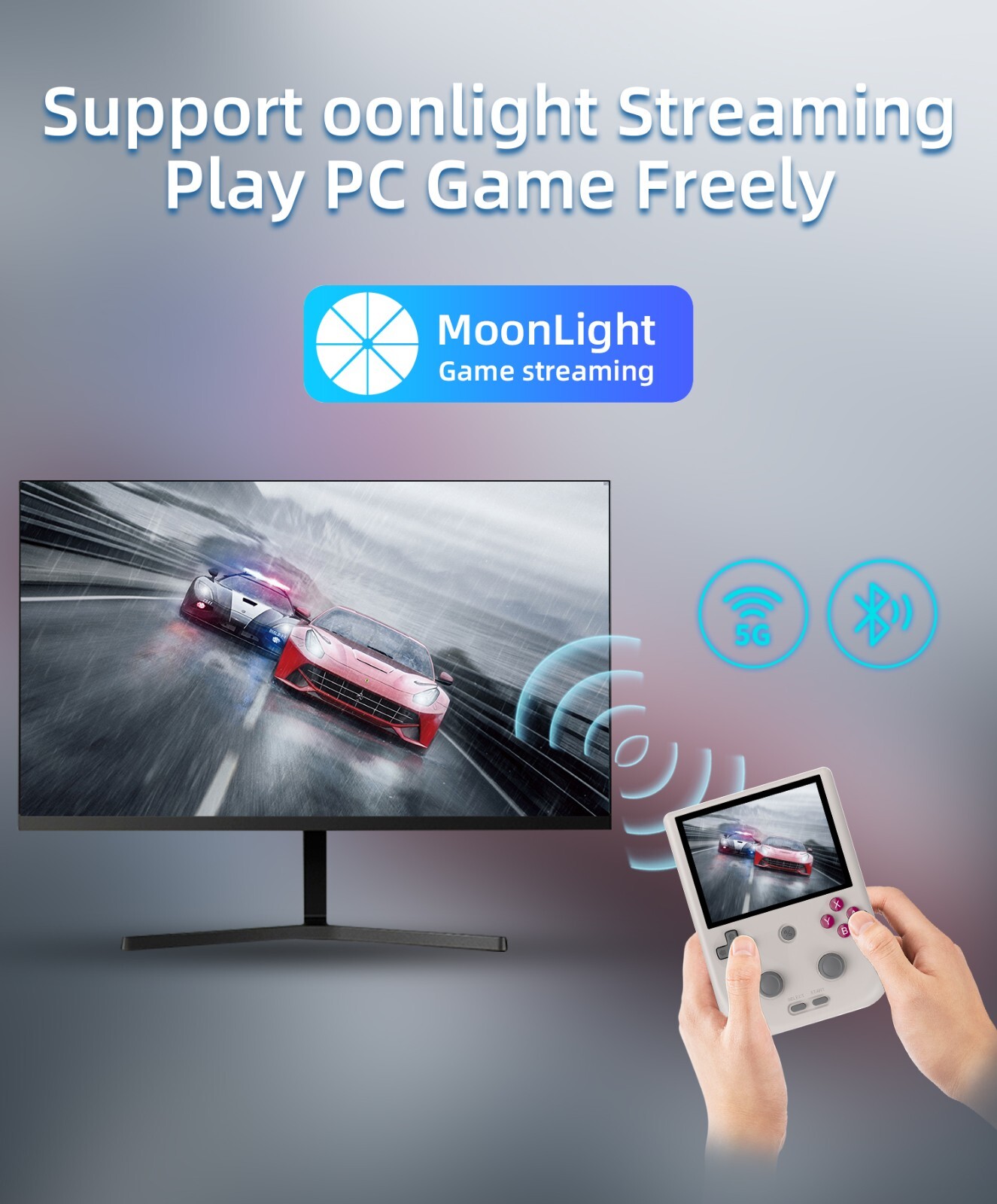 New RG405V Handheld Game Console 4.0 Screen Android 12