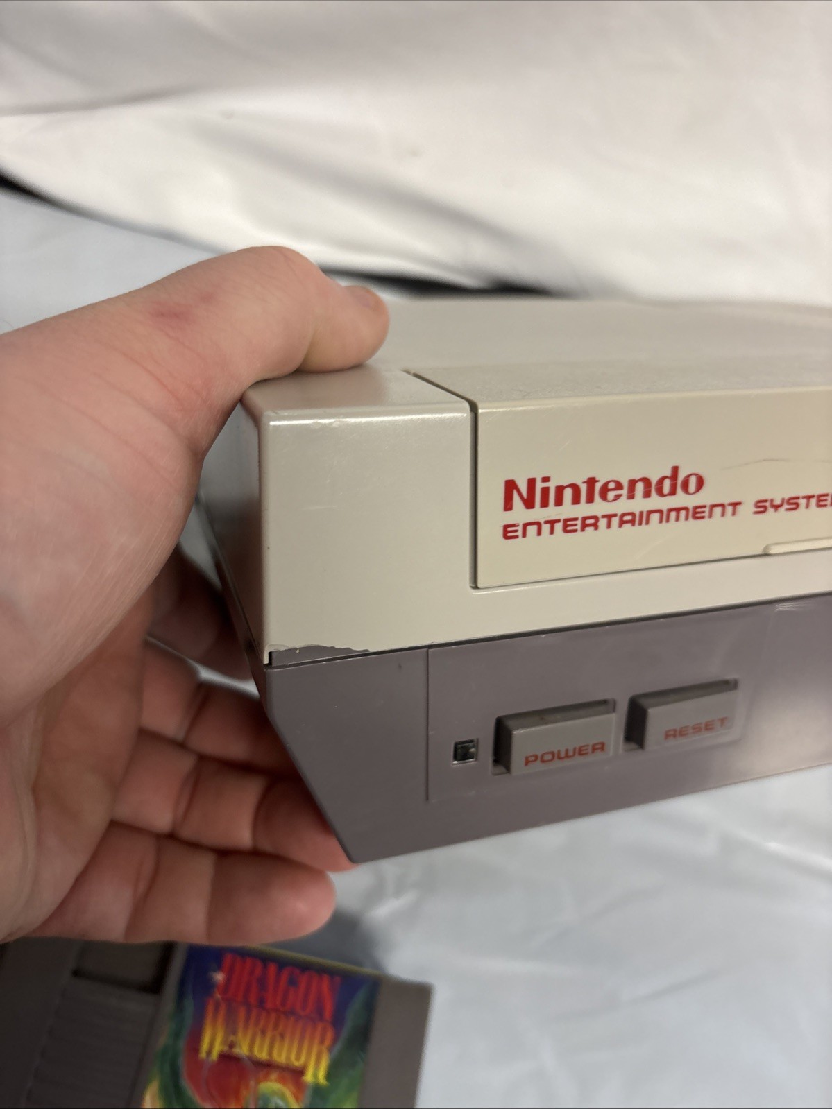Nintendo NES Bundle With Cables, 3 Games & , 2 Controllers Tested Working READ