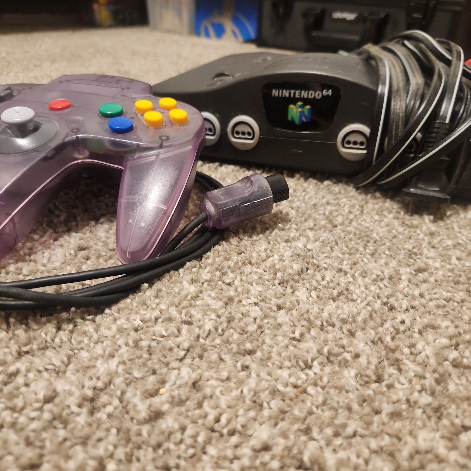 Nintendo 64 Console & Controller – Original – Works Great