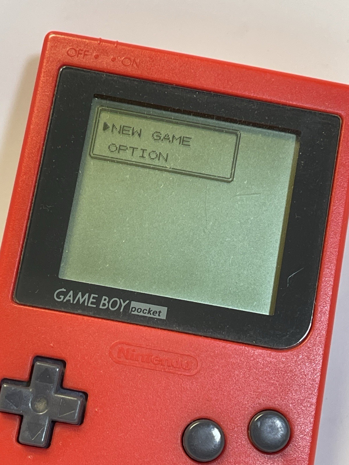 Nintendo Game Boy Pocket – Red In Good Condition.