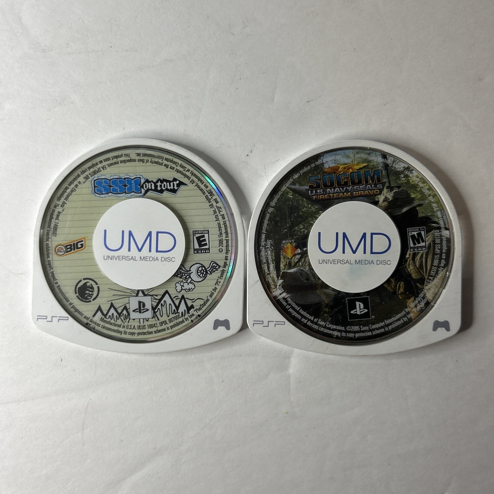 Sony PSP 1001 Console Bundle Tested w/ Charger Case, 4GB Card & 2 Games