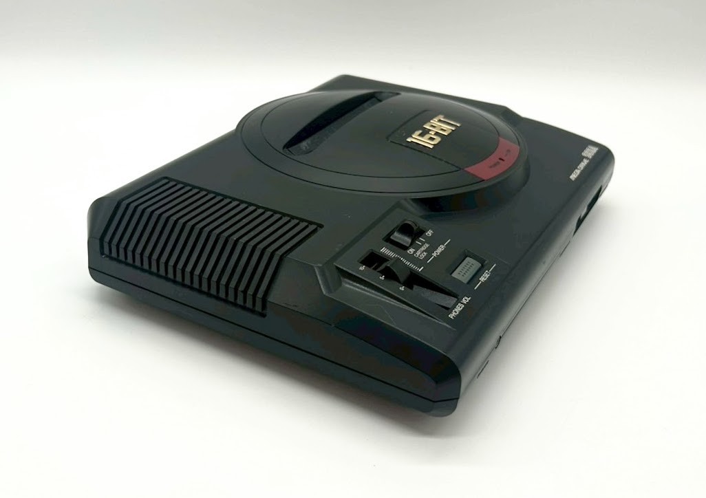 Sega Mega Drive Console HAA-2510 2xController Game Soft No back cover NTSC-J#451