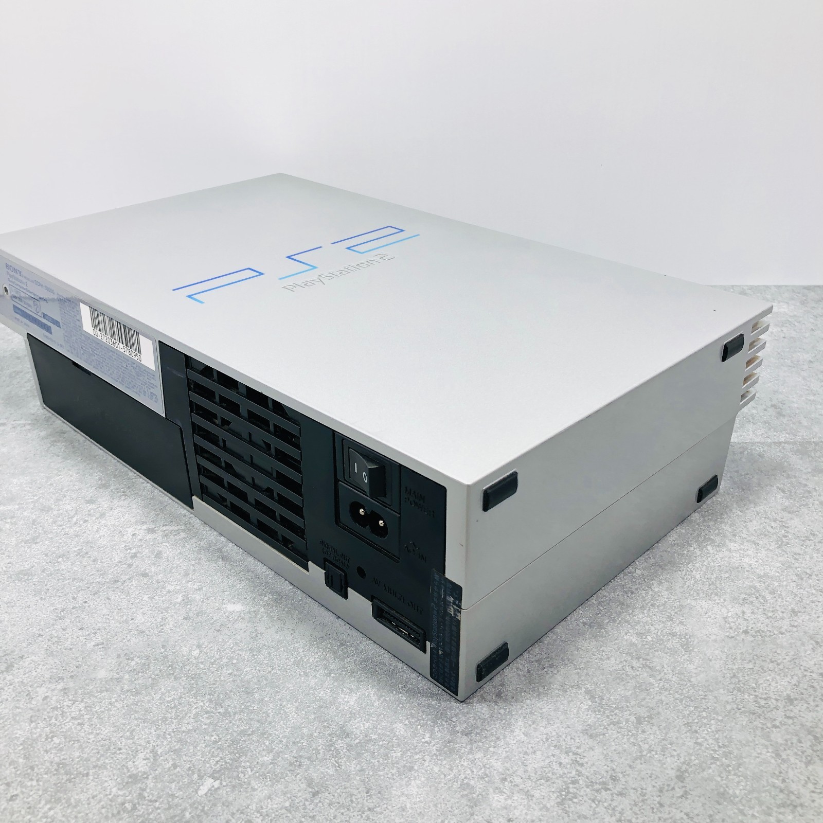 [Ex+5] Sony PS2 / Playstation PS 2 SCPH 39000 Silver Console NTSC-J Japan 06-37