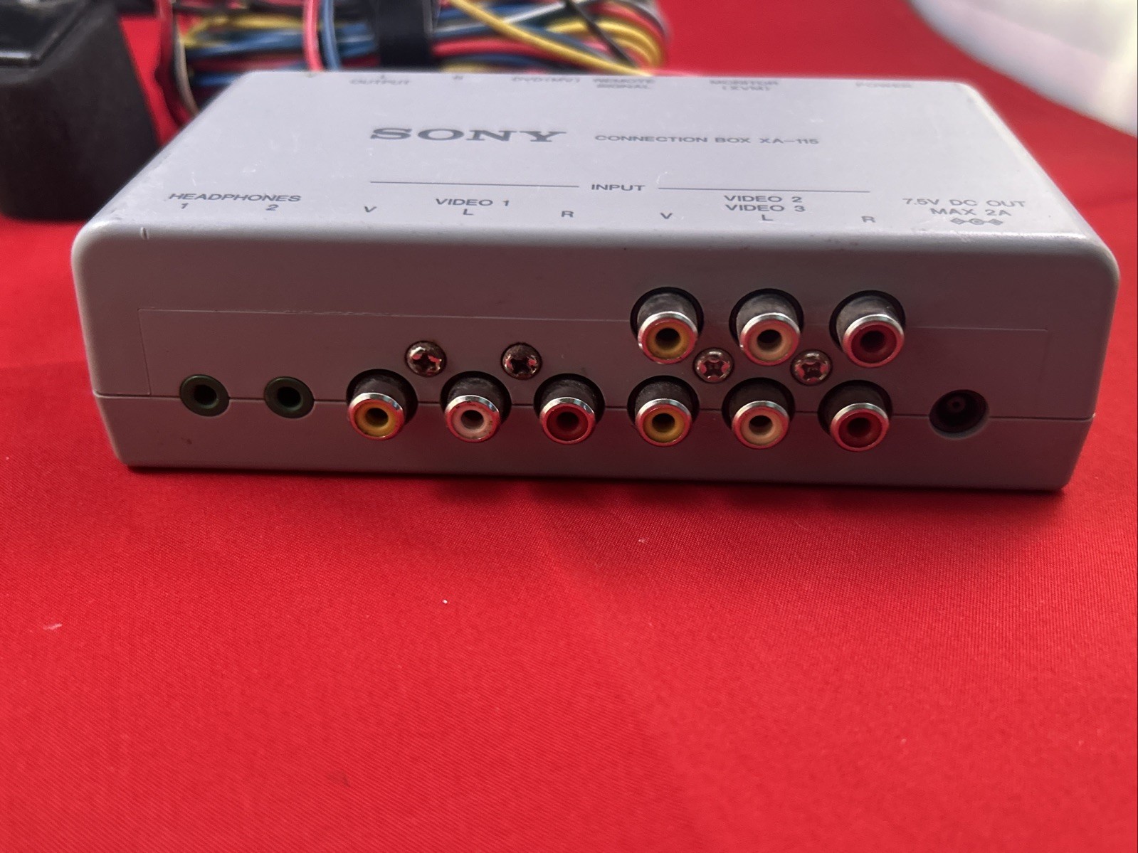 Vintage Sony Playstation Connection Box XA-115 w/ accessories