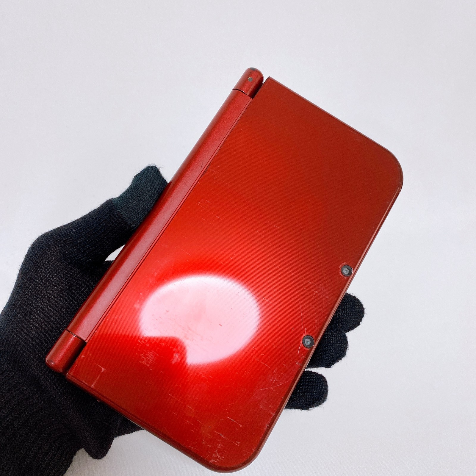 【Dual IPS】New Nintendo 3DS LL XL Metallic Red Console Stylus Japan Tested Rank A