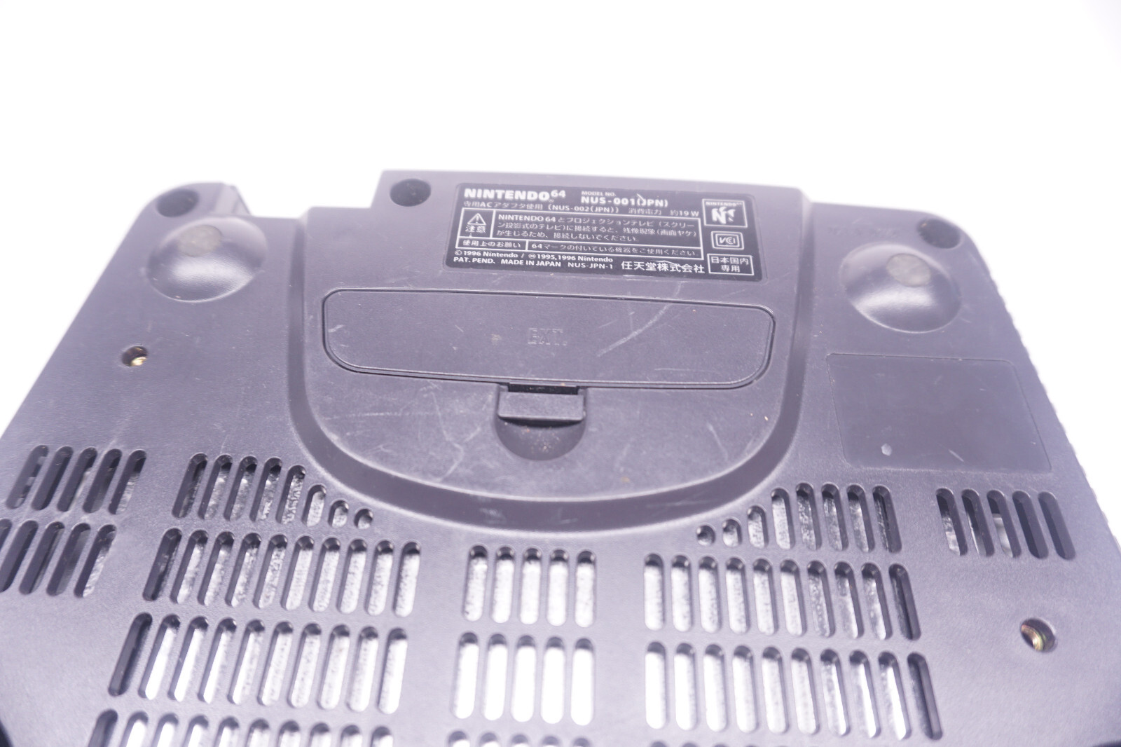 Nintendo 64 Charcoal Gray N64 Launch System Console Only & Jumper Region Free