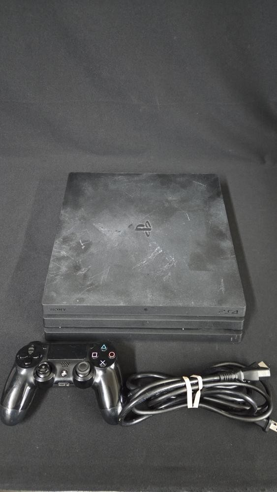 SONY PS4 – PRO 1TB- CUH-7015B – COMES W/CORDS AND CONTROLLER, SOFTWA (C57005711)