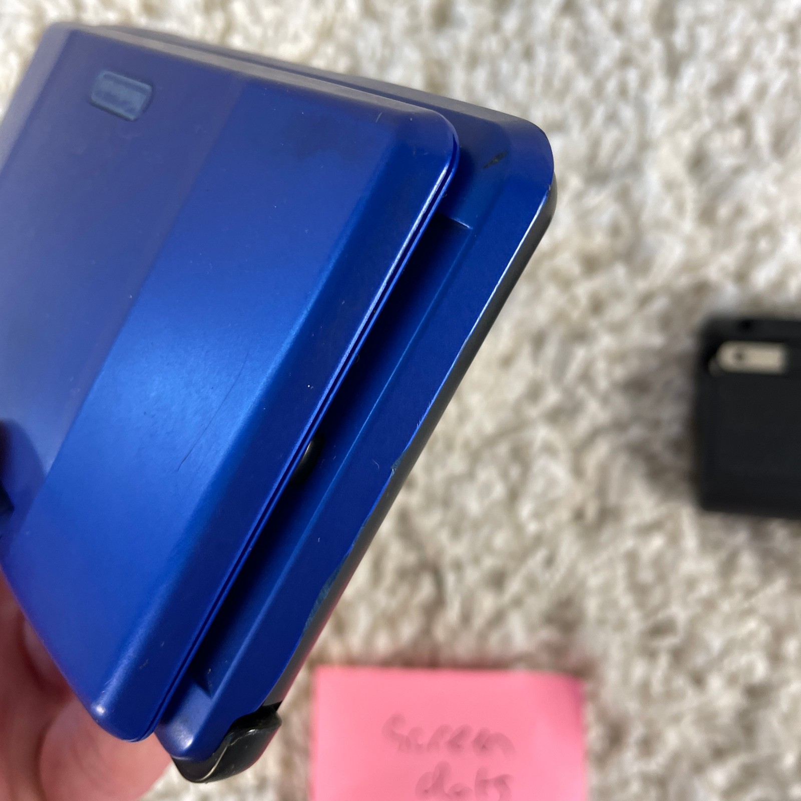 Nintendo DS Original NTR-001 Cobalt Blue Handheld Console System READ