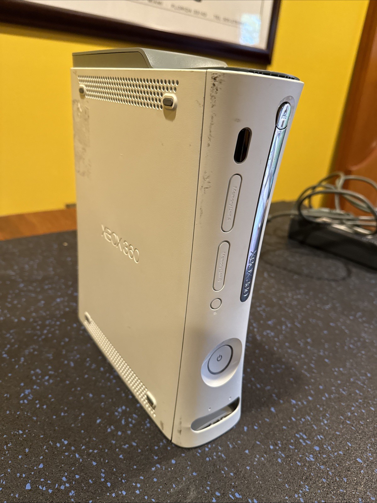 Microsoft Xbox 360 Pro 60GB W. No Controller. Needs HDMI. Sold As Is.