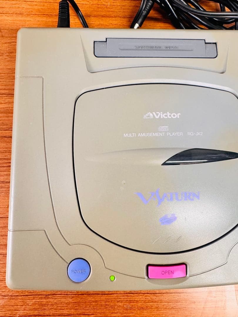 VICTOR V SATURN Console RG-JX2 Tested System «NTSC-J» Game Tested Good