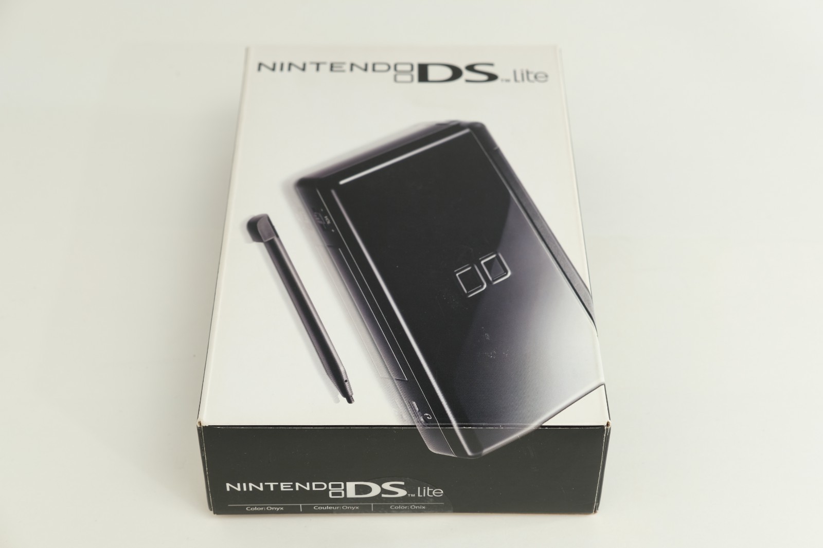 Nintendo DS Lite USG-001 Onyx Black Console w/ nice box ALL OEM matching serial
