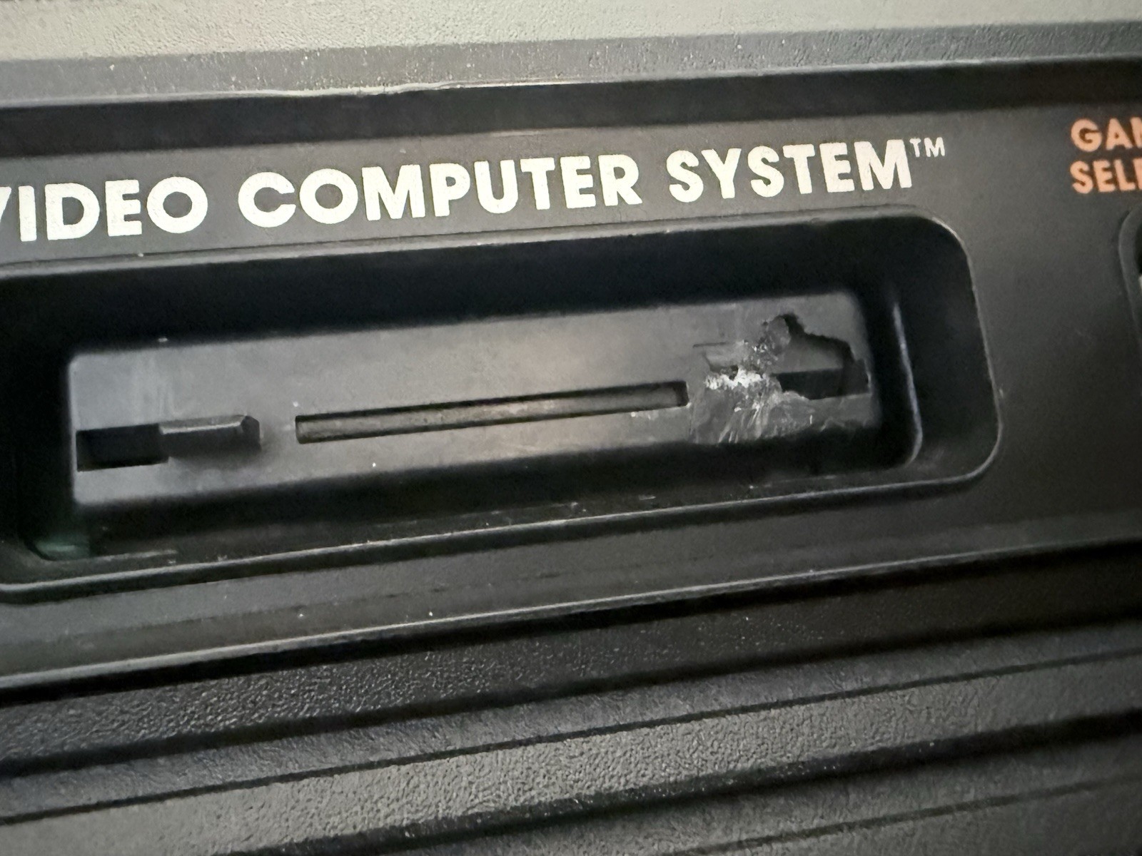 Recapped Atari 2600 «Vader» Black Game Console w/ Game & Joystick