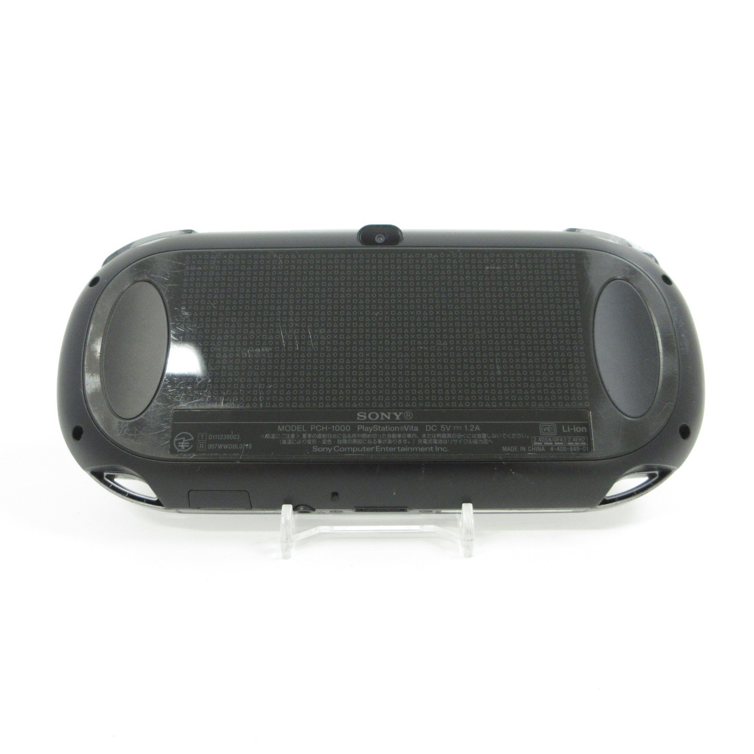 【Excellent】Sony PS Vita PCH-1000 Crystal Black Wi-Fi Model Console #DEN0524/01