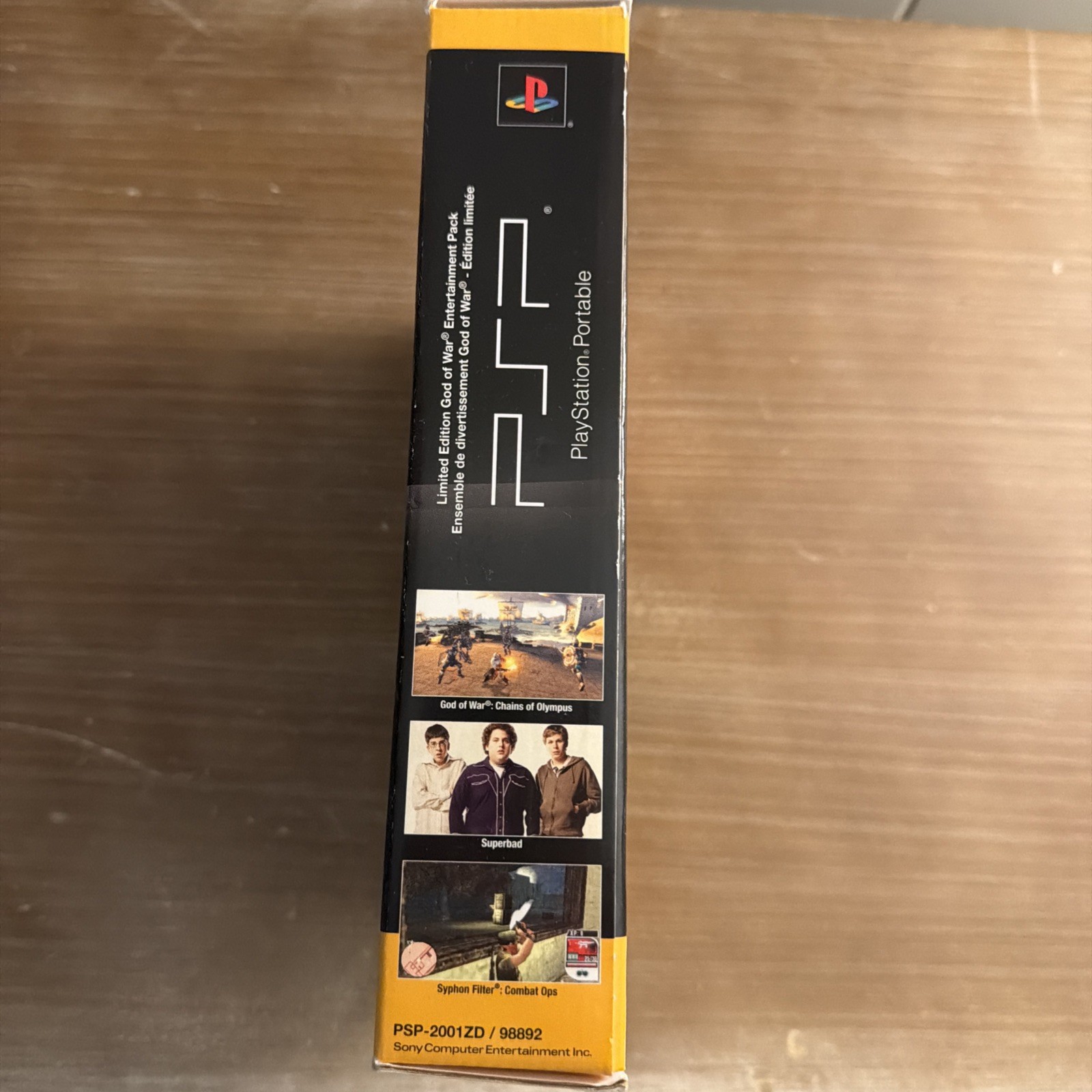 Sony PSP 2001 God of War Console with Box and Manual Tested and Works