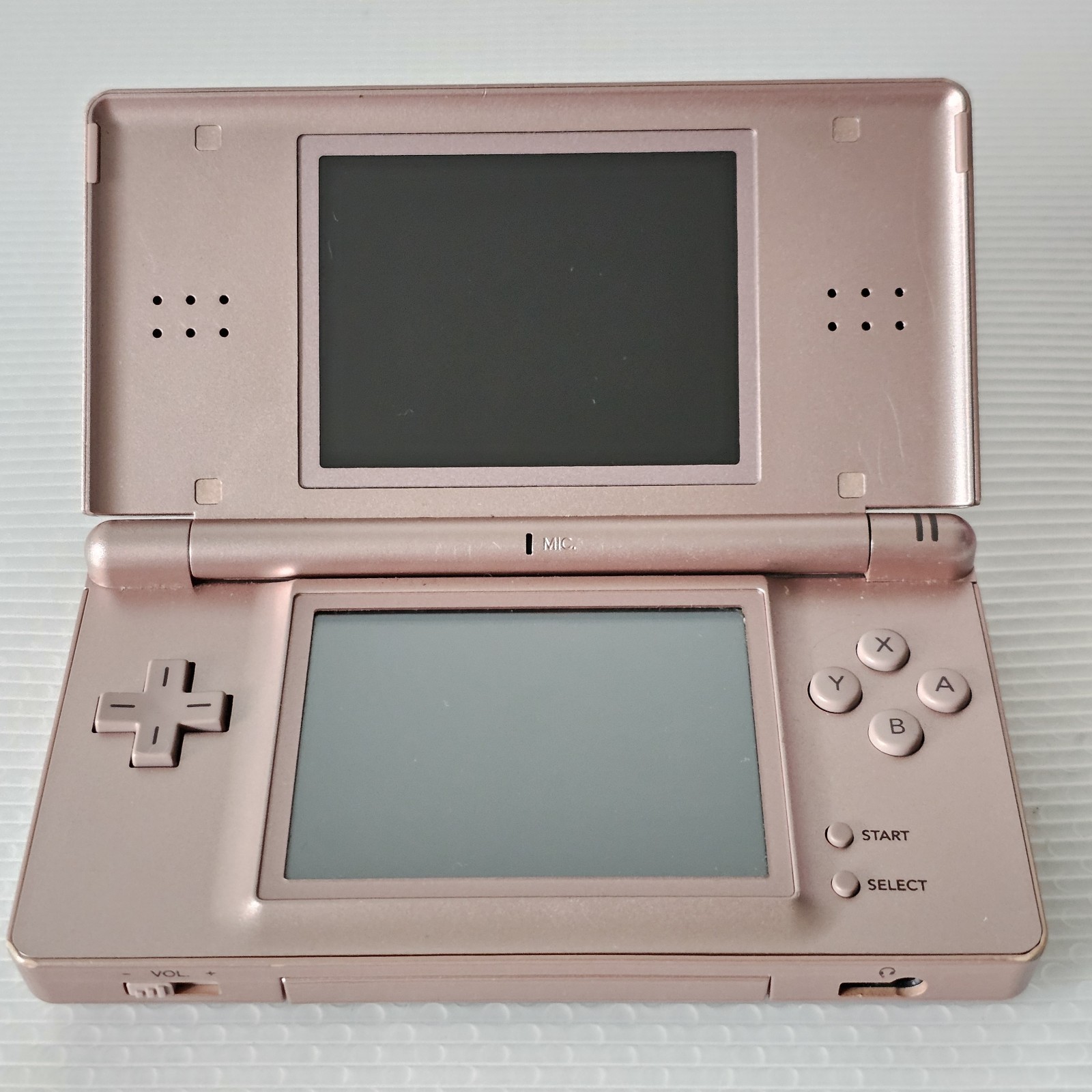 Nintendo DS Lite Metallic Rose Pink Handheld Console Model USG-001 – 2006