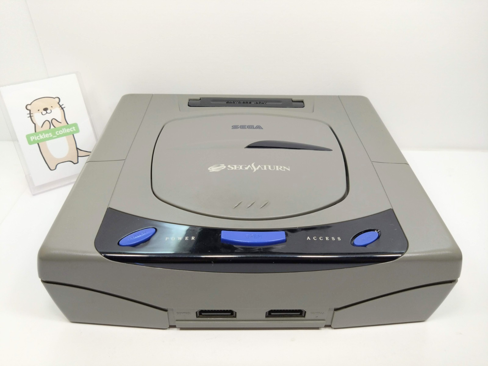 Sega Saturn Glay HST-3210 w/2 controlles Language Japanese Model Tested 0526E